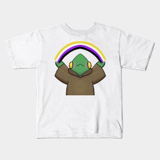 Non-Binary Gay Pride-Berry Kids T-Shirt